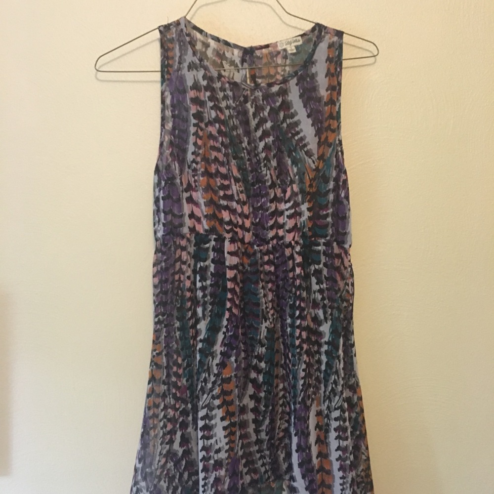Sheer long top
